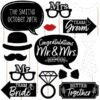 Mr. & Mrs. Photo Booth Props