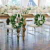 Rustic Floral Chair Wreaths